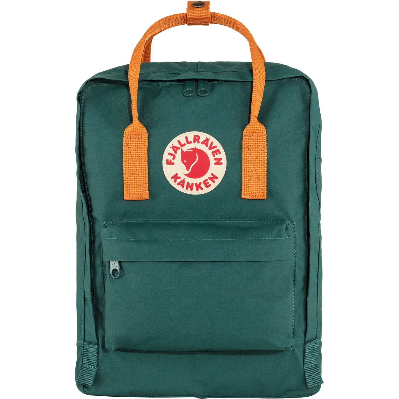Fjallraven Kanken Backpack - Arctic Green-Spicy Orange
