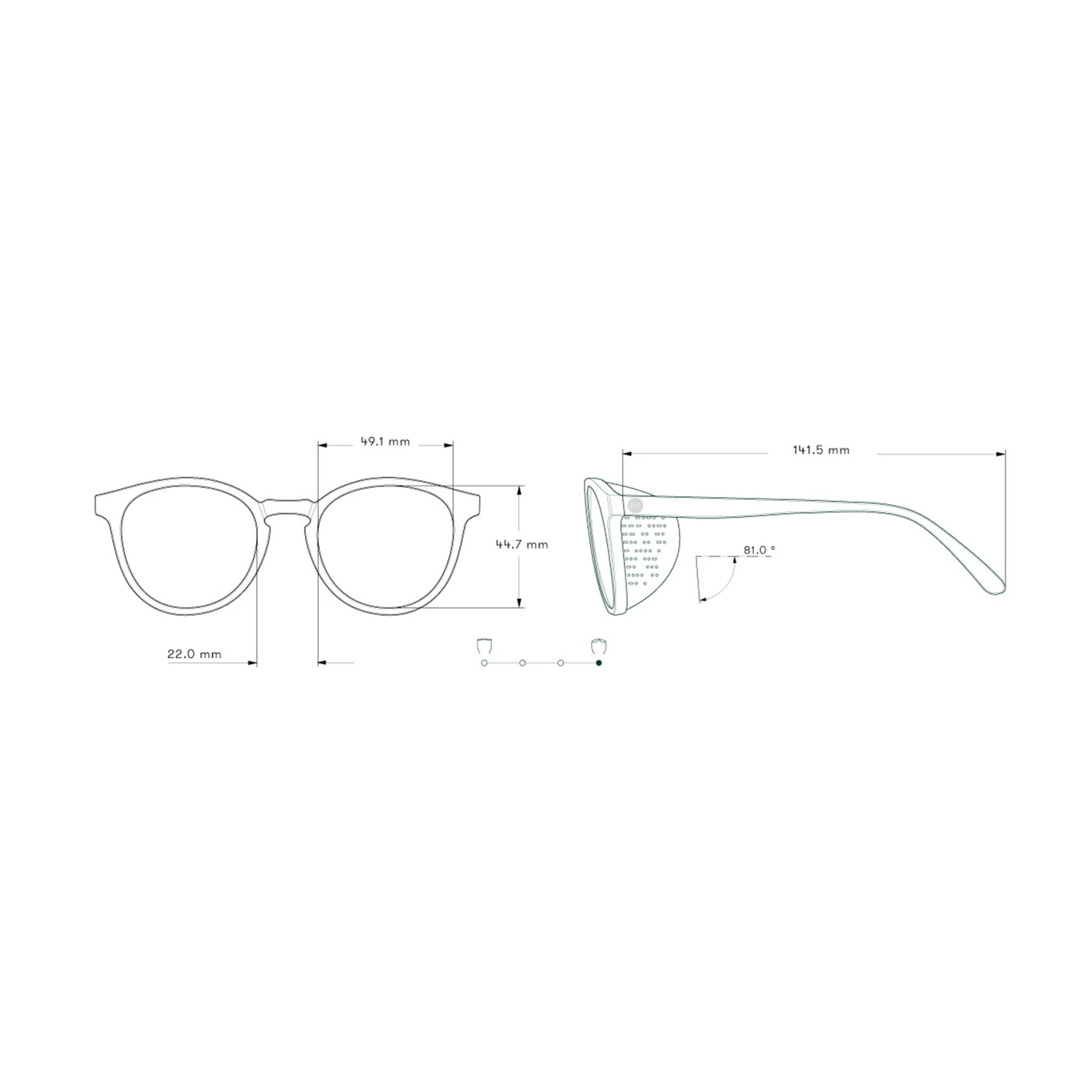Sunski Tera Sunglasses - Black Gold