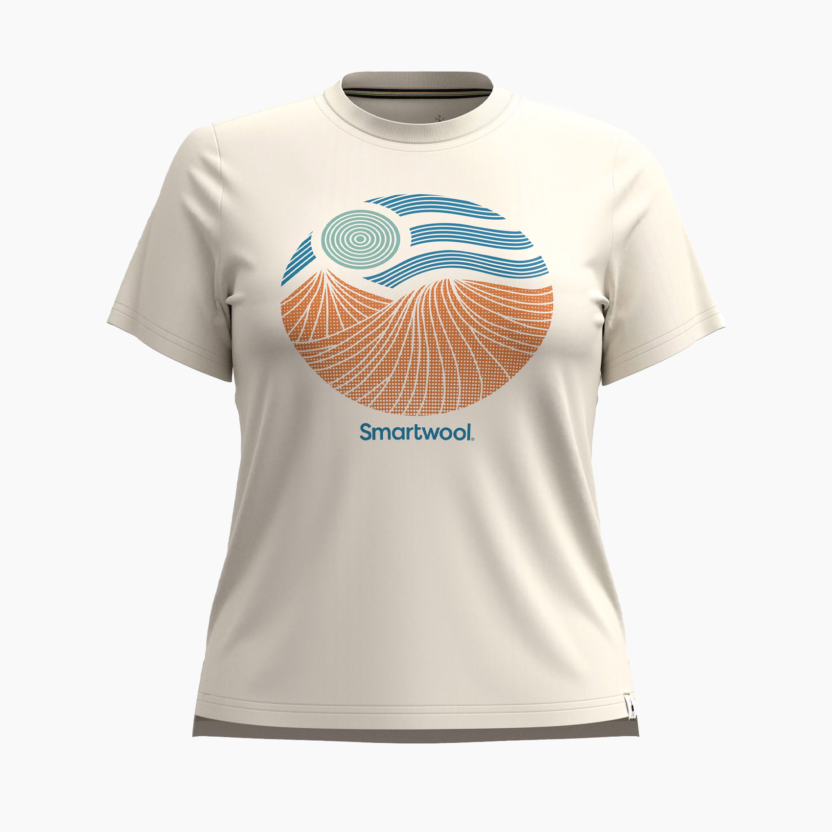 Smartwool Women's Horizon View Short Sleeve Graphic Tee - Almond