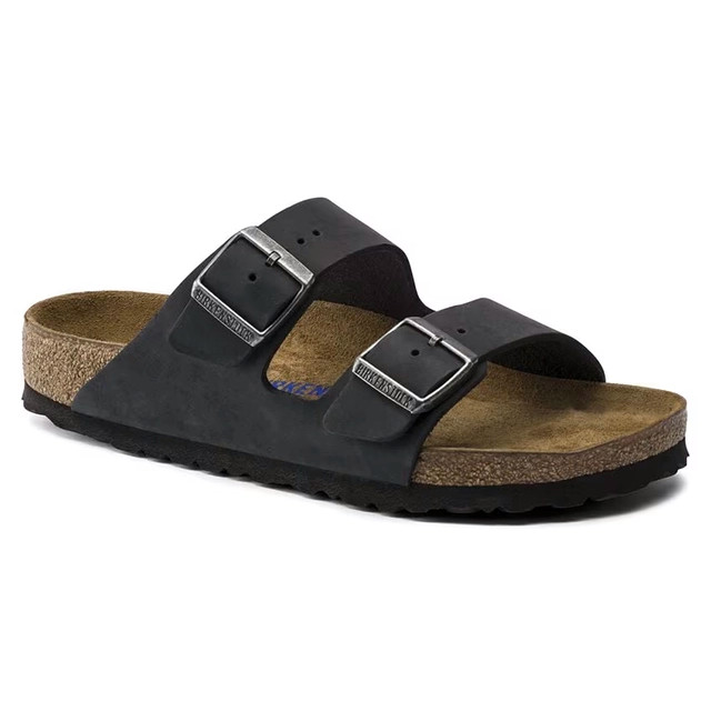 Birkenstock Arizona Black Oiled Leather – Unisex Sandal | Simply