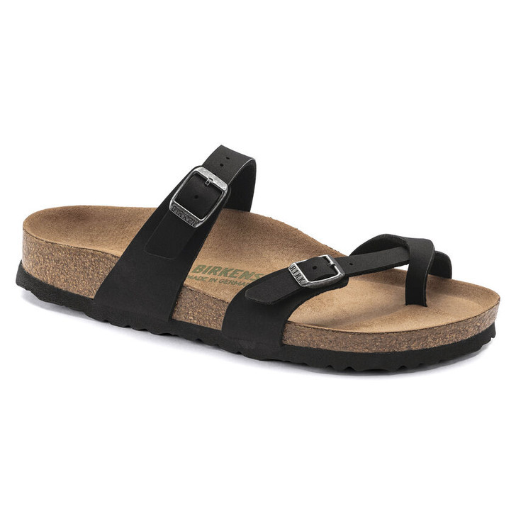 Birkenstock Mayari Vegan Sandal – Birkibuc Black – Women’s