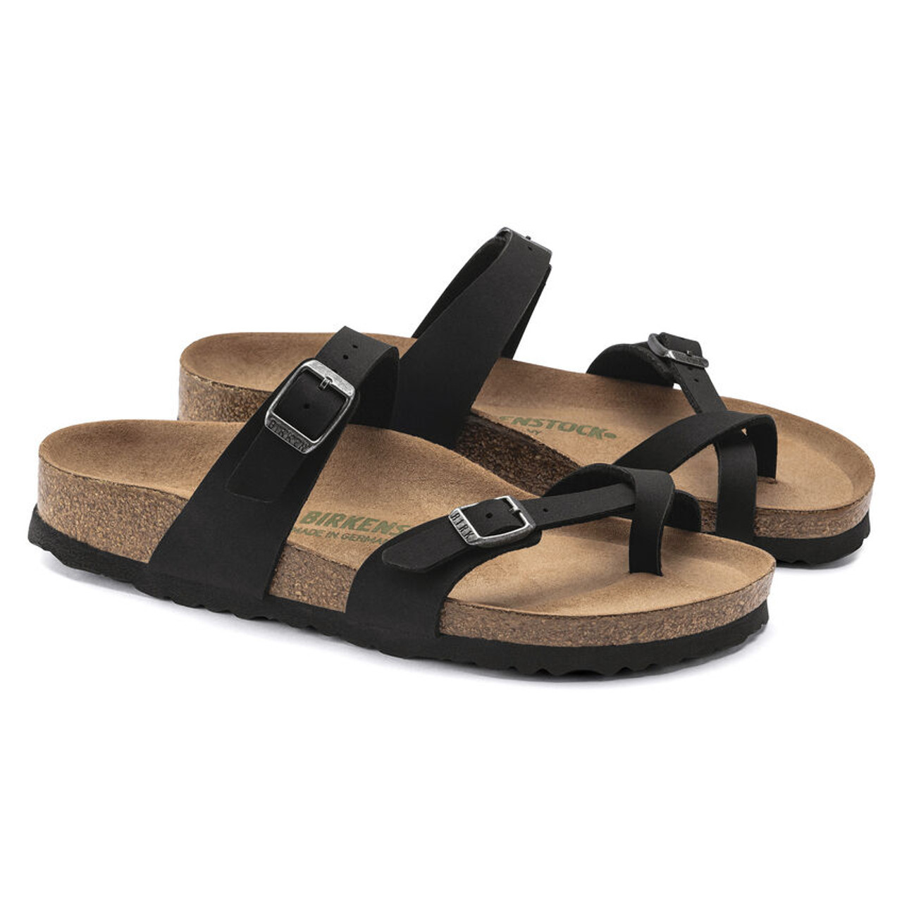 Birkenstock Mayari Vegan Sandal – Birkibuc Black – Women’s