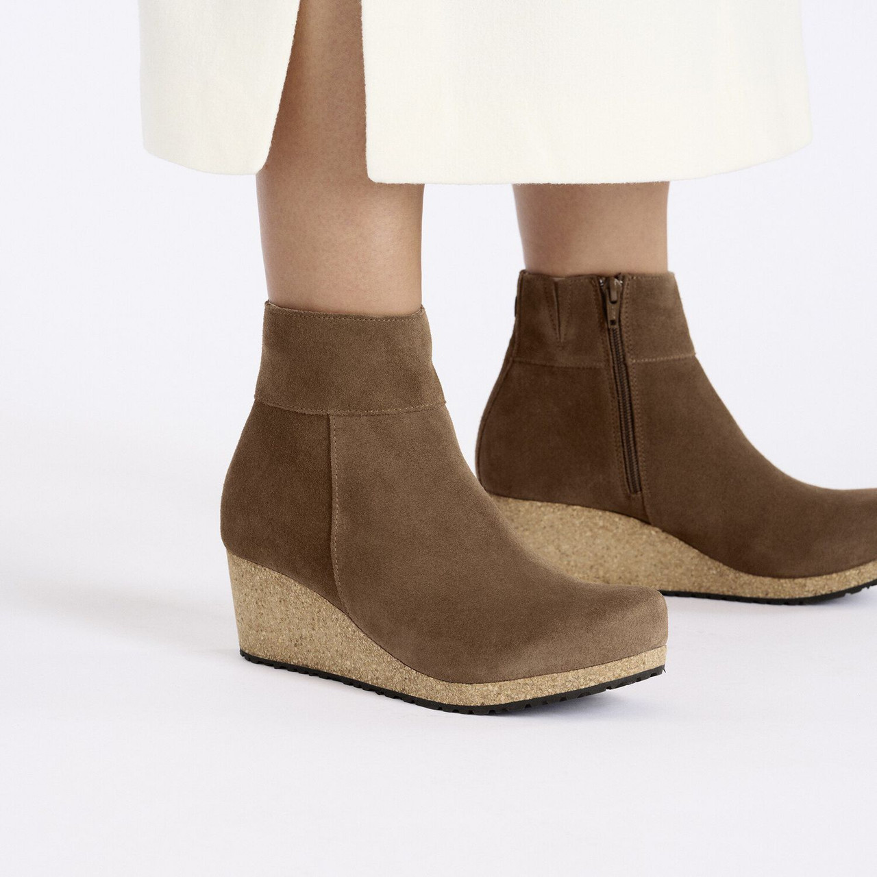 Birkenstock Ebba Boot – Dark Tea Suede Leather – Women’s