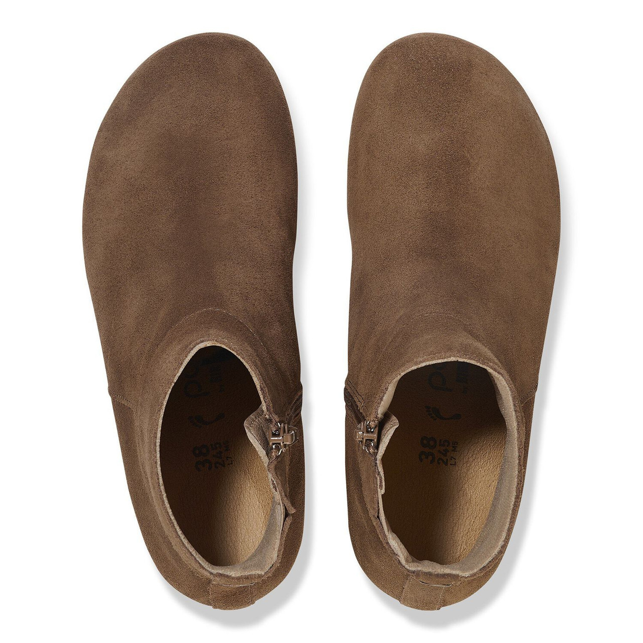 Birkenstock Ebba Boot – Dark Tea Suede Leather – Women’s