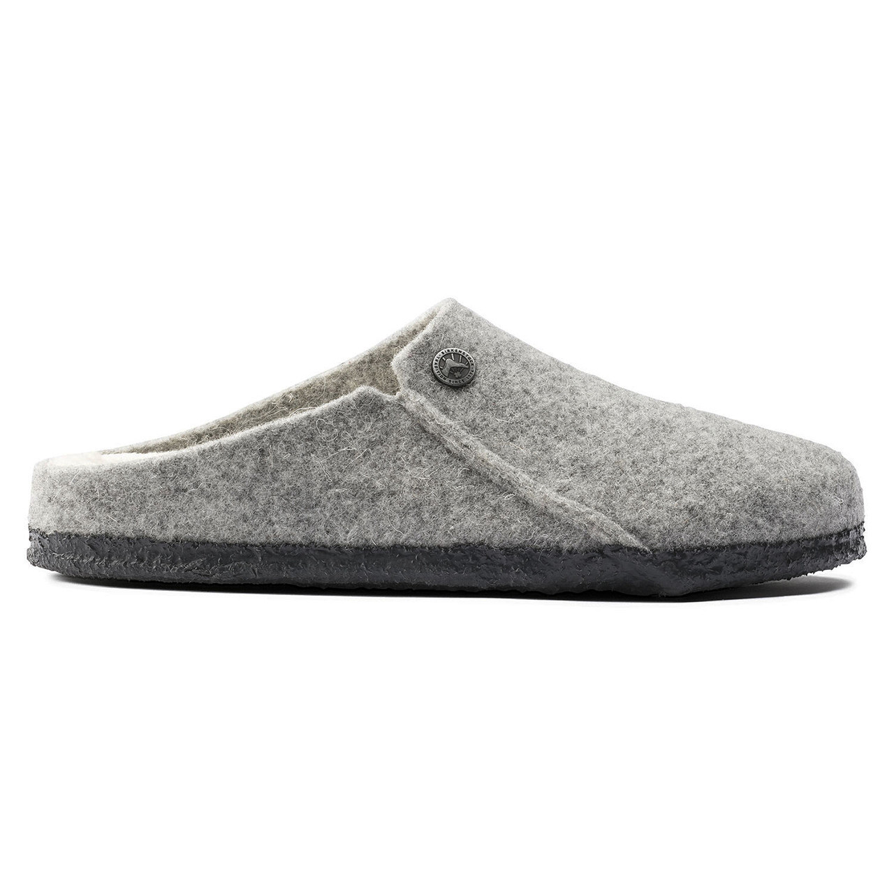 Birkenstock Zermatt Clog – Shearling Wool-Felt Light Gray – Unisex
