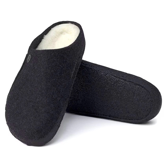 Birkenstock Zermatt Clog – Wool Shearling Anthracite – Unisex