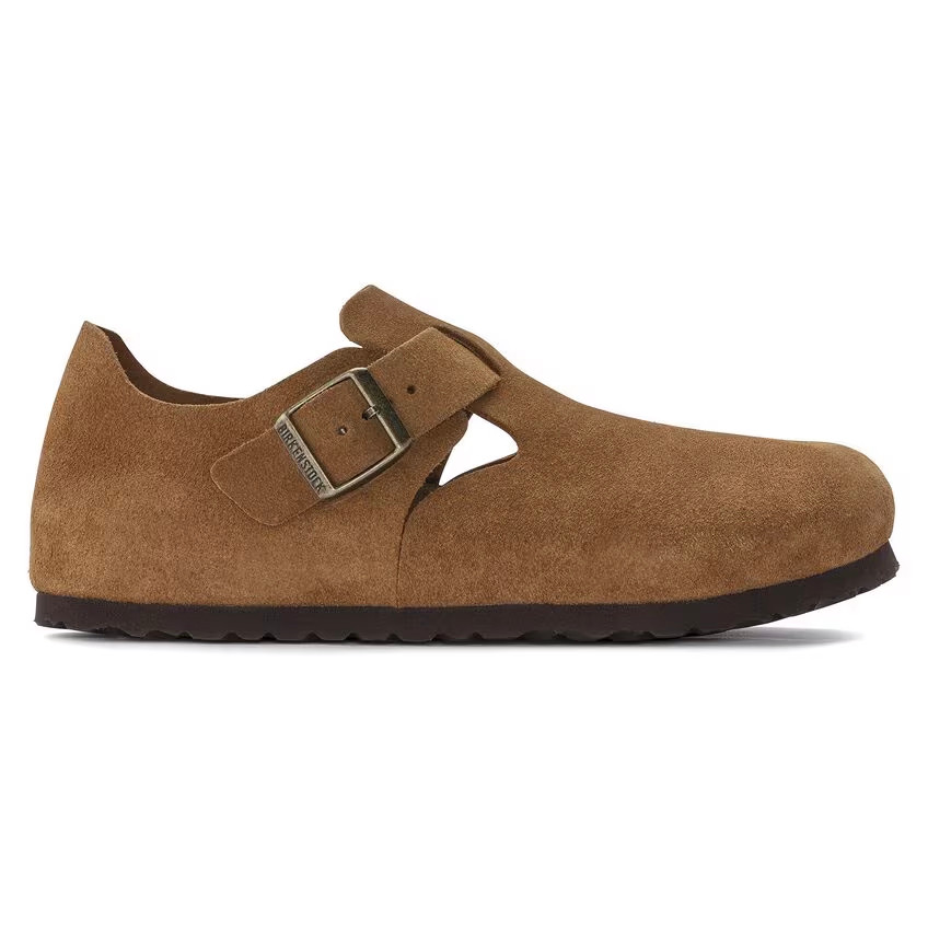 Birkenstock London Shoe – Mink Suede Leather – Unisex