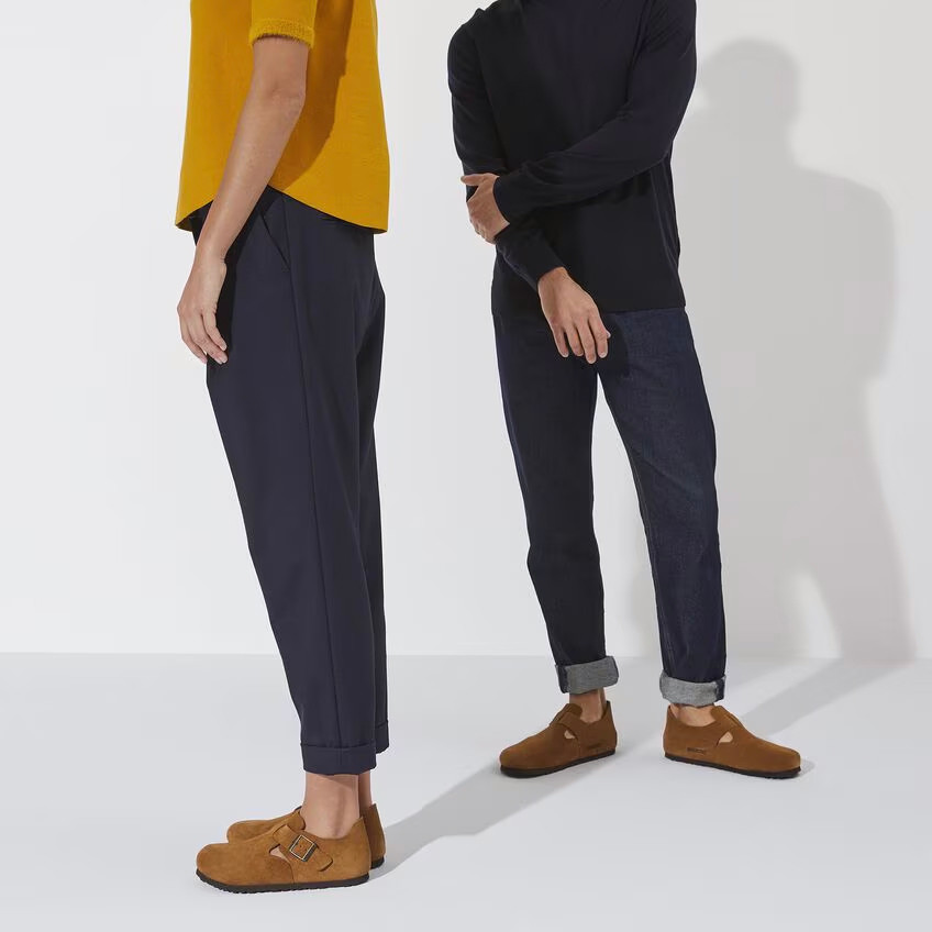 Birkenstock London Mink Suede Leather Shoe | Unisex - Simply