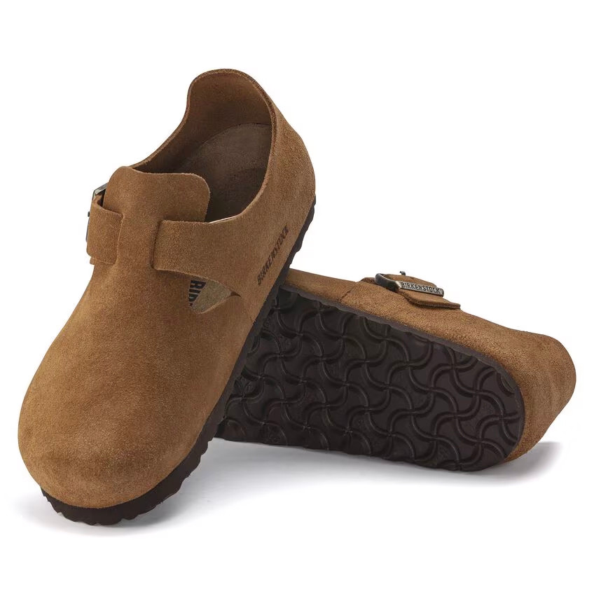 Birkenstock London Mink Suede Leather Shoe | Unisex - Simply
