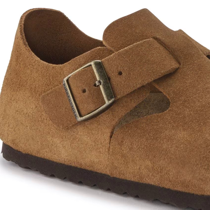 Birkenstock London Mink Suede Leather Shoe | Unisex - Simply