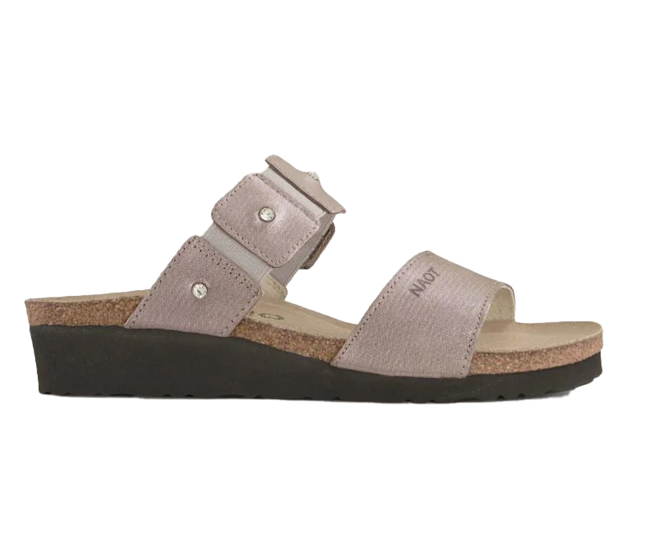 Naot Women's Ashley Sandal - Silver Threads Leather