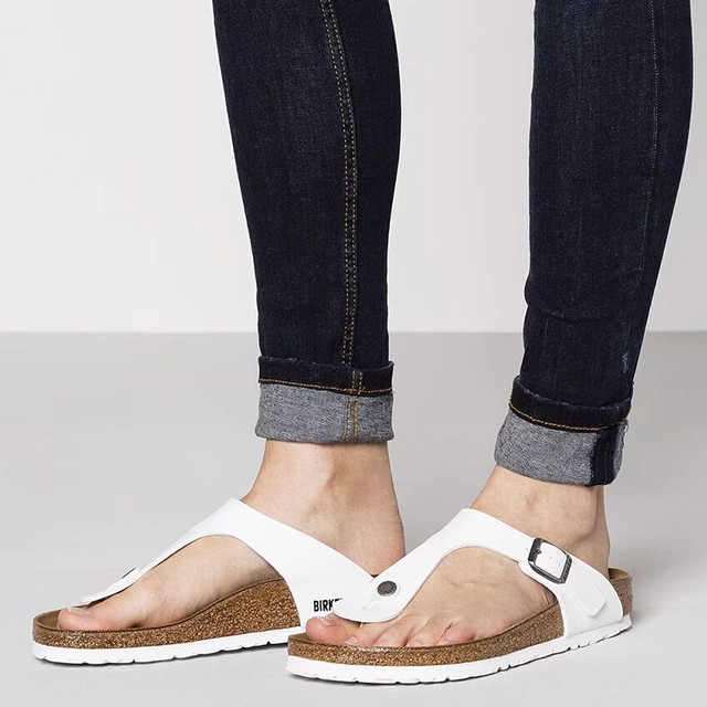Birkenstock Gizeh Sandal – Birko-Flor White – Women’s