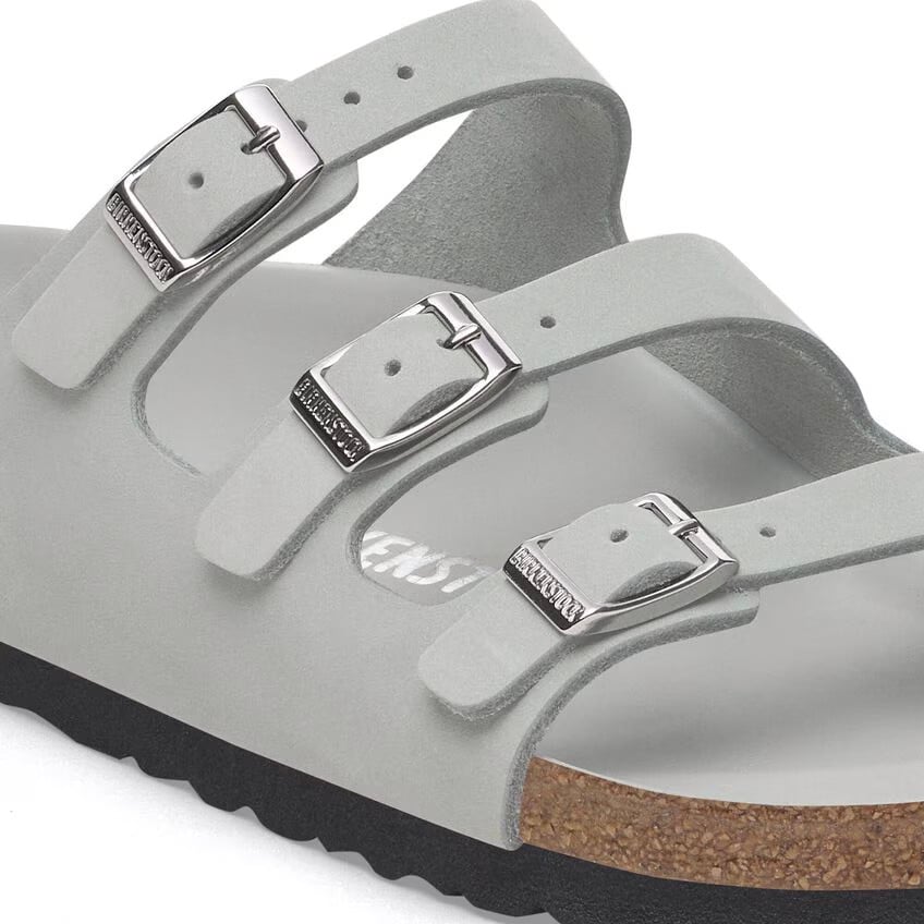 Birkenstock Women's Florida Pure Sage Nubuck Leather Sandal