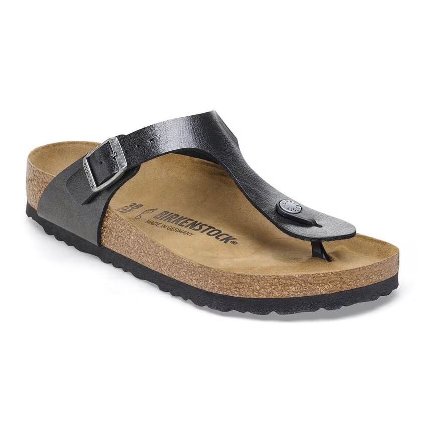 Birkenstock Women's Gizeh Birko-Flor Licorice Sandal