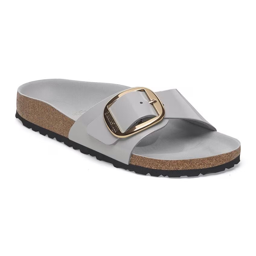 Birkenstock Madrid Big Buckle Sandal – High-Shine Stone Coin – Women’s