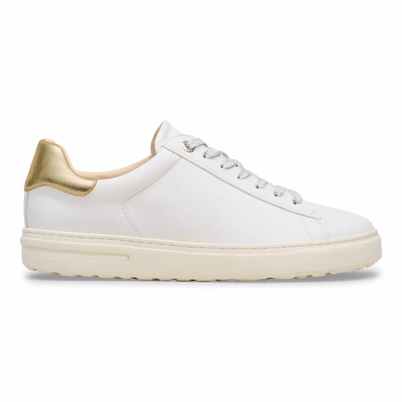 Birkenstock Bend Sneaker – White Metallic Gold – Women’s