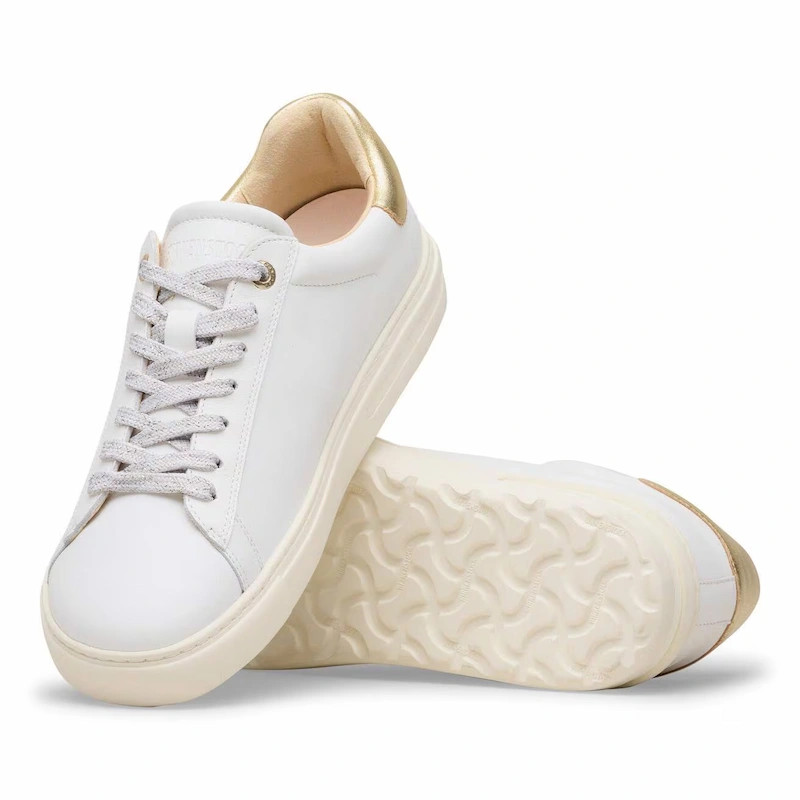 Birkenstock Bend Sneaker – White Metallic Gold – Women’s
