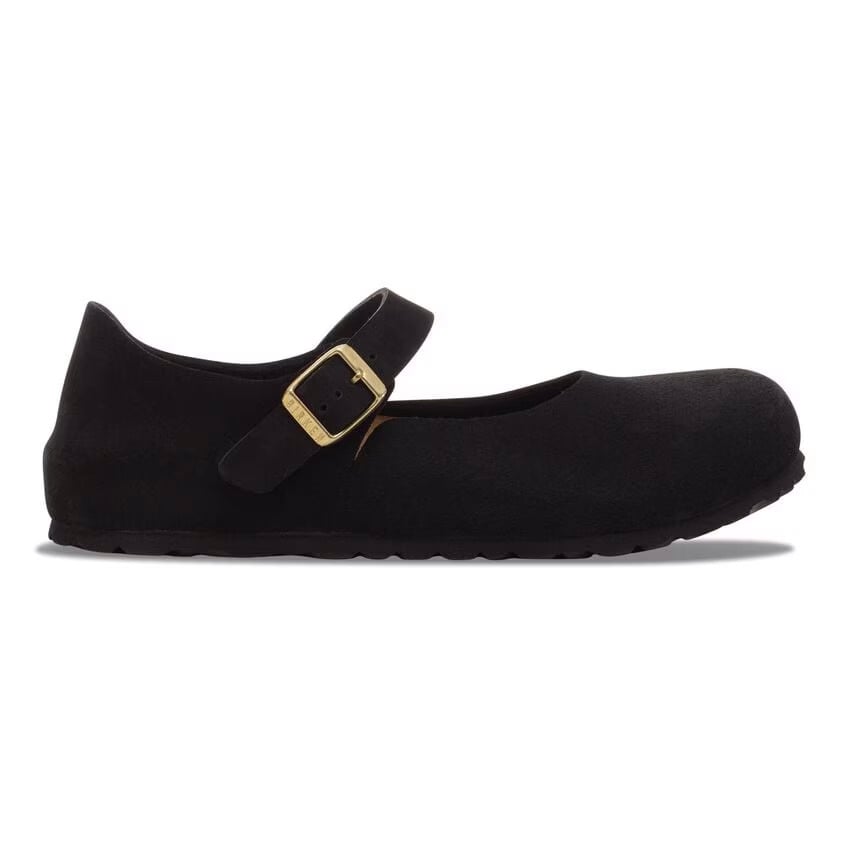 Birkenstock Mantova Shoe – Black Suede Leather – Women’s