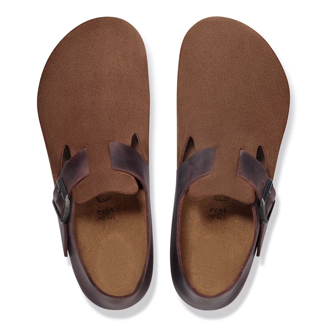 Birkenstock London Dark Tea Suede Oiled Leather Shoe | Men's