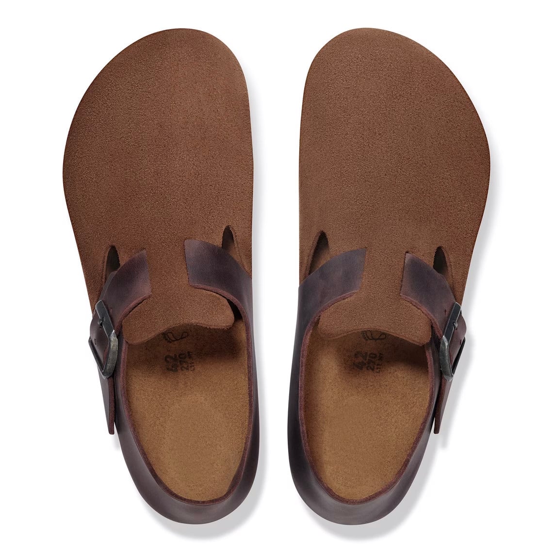 Birkenstock London Shoe – Dark Tea Suede Oiled Leather – Men’s