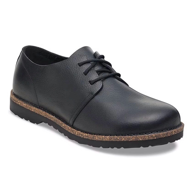 Birkenstock Uppsala Low Black Leather Shoe | Men's - Simply