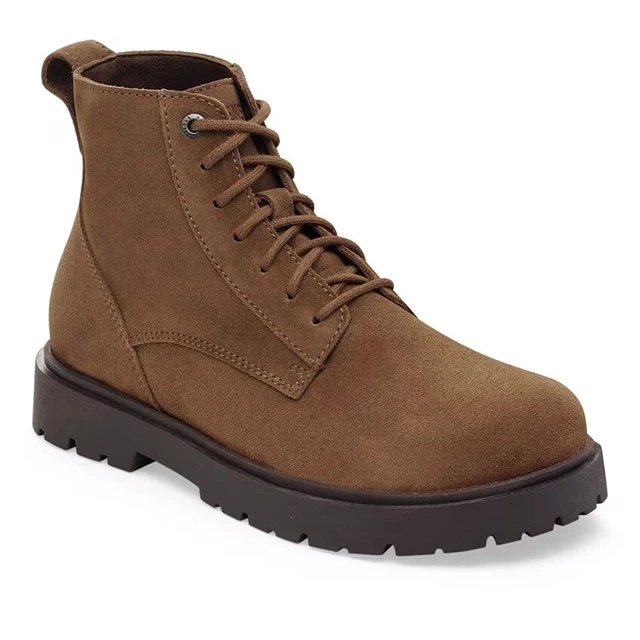 Birkenstock Highwood Lace Mid Boot – Dark Tea Suede Leather – Men’s