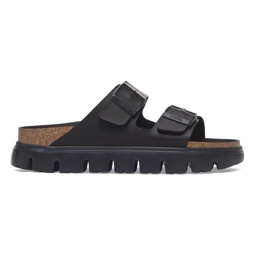 Birkenstock Women's Arizona Chunky Sandal – Black Birko-Flor