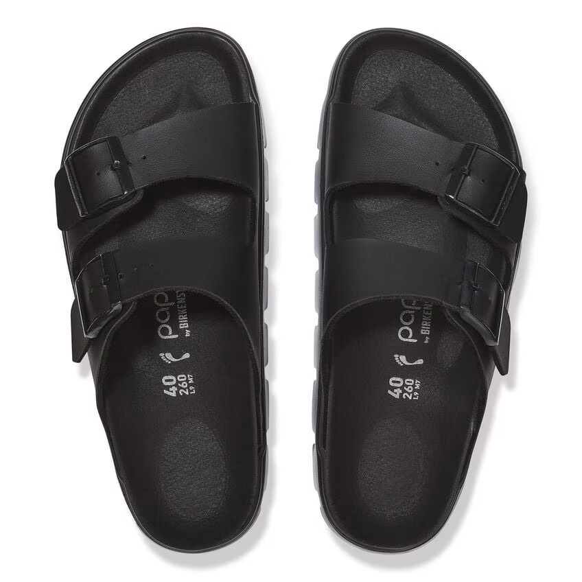 Birkenstock Women's Arizona Chunky Sandal – Black Birko-Flor