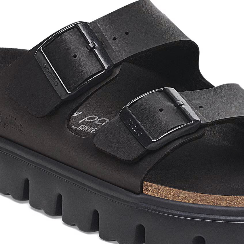 Birkenstock Women's Arizona Chunky Black/Black Birko-Flor Sandal