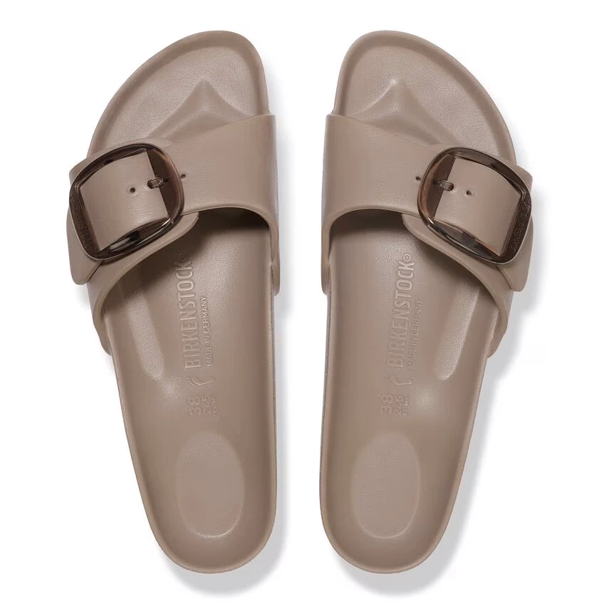 Birkenstock Madrid Big Buckle Sandal – EVA Gray Taupe – Women’s