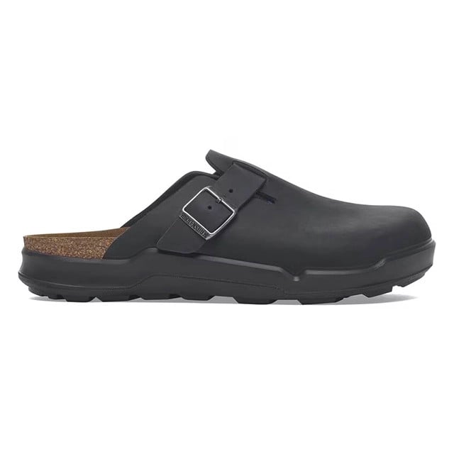 Birkenstock Boston Clog – Rugged Black Oiled Leather – Men’s