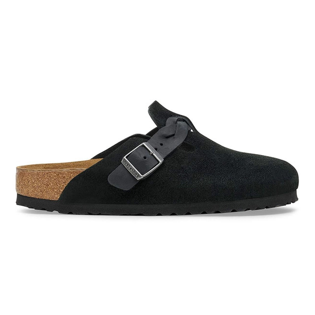 Birkenstock Boston Braided Women's Black | Simply Birkenstock