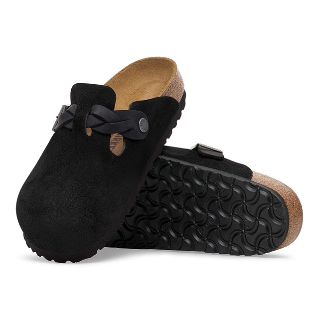 BIRKENSTOCK Boston BS Black 41 美品 Birkenstock Boston Braided Women's Black | Simply Birkenstock