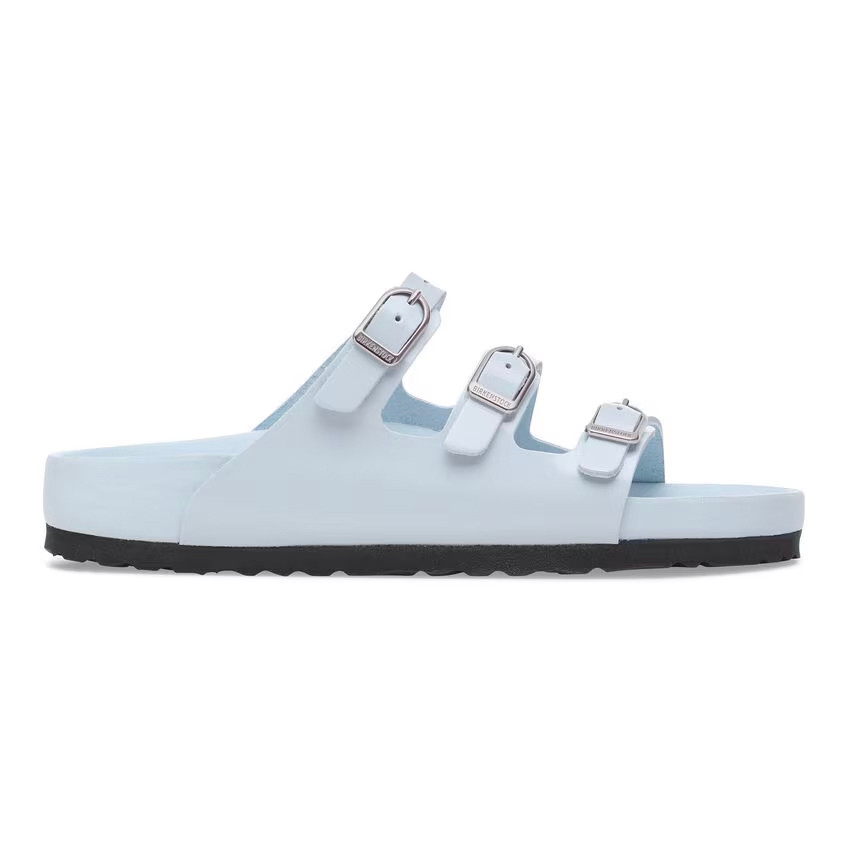 Birkenstock Women's Florida Exquisite High Shine Baby Blue Sandal