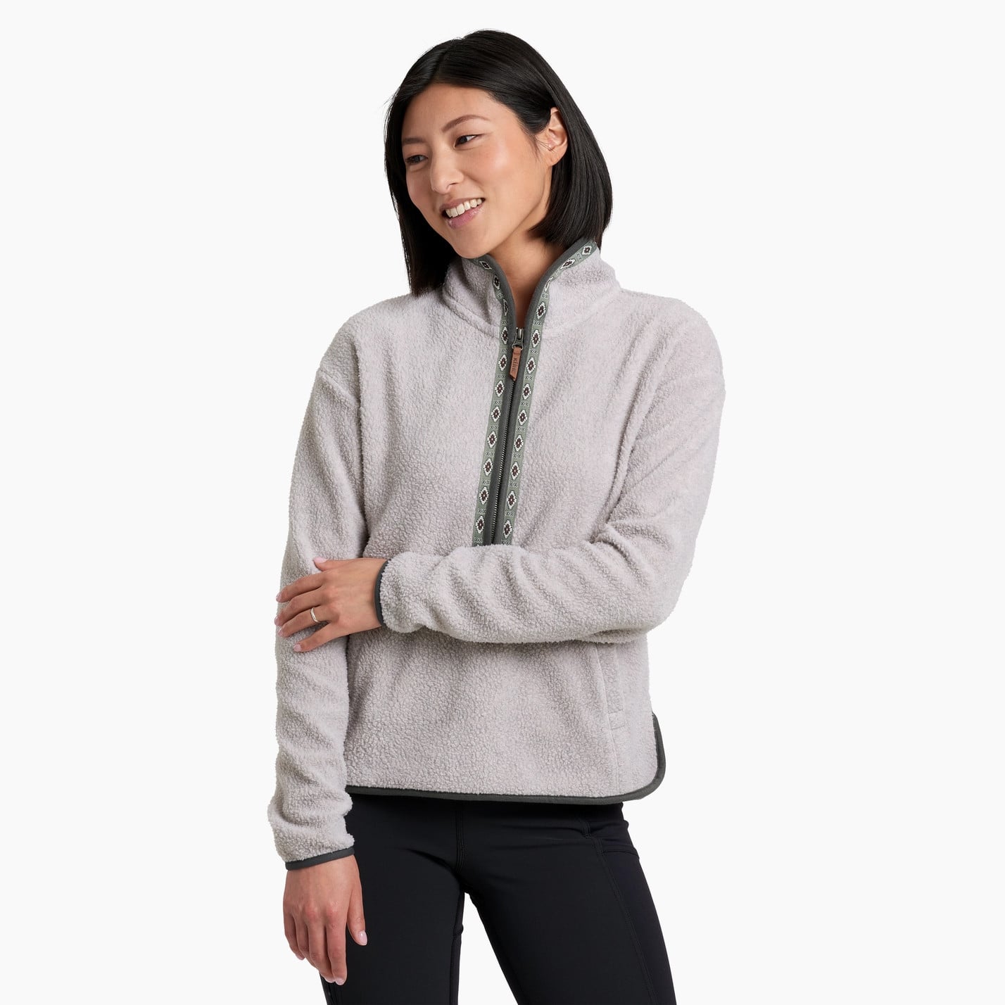 Kuhl Women's Hygge 1/2 Zip Fleece - Natural