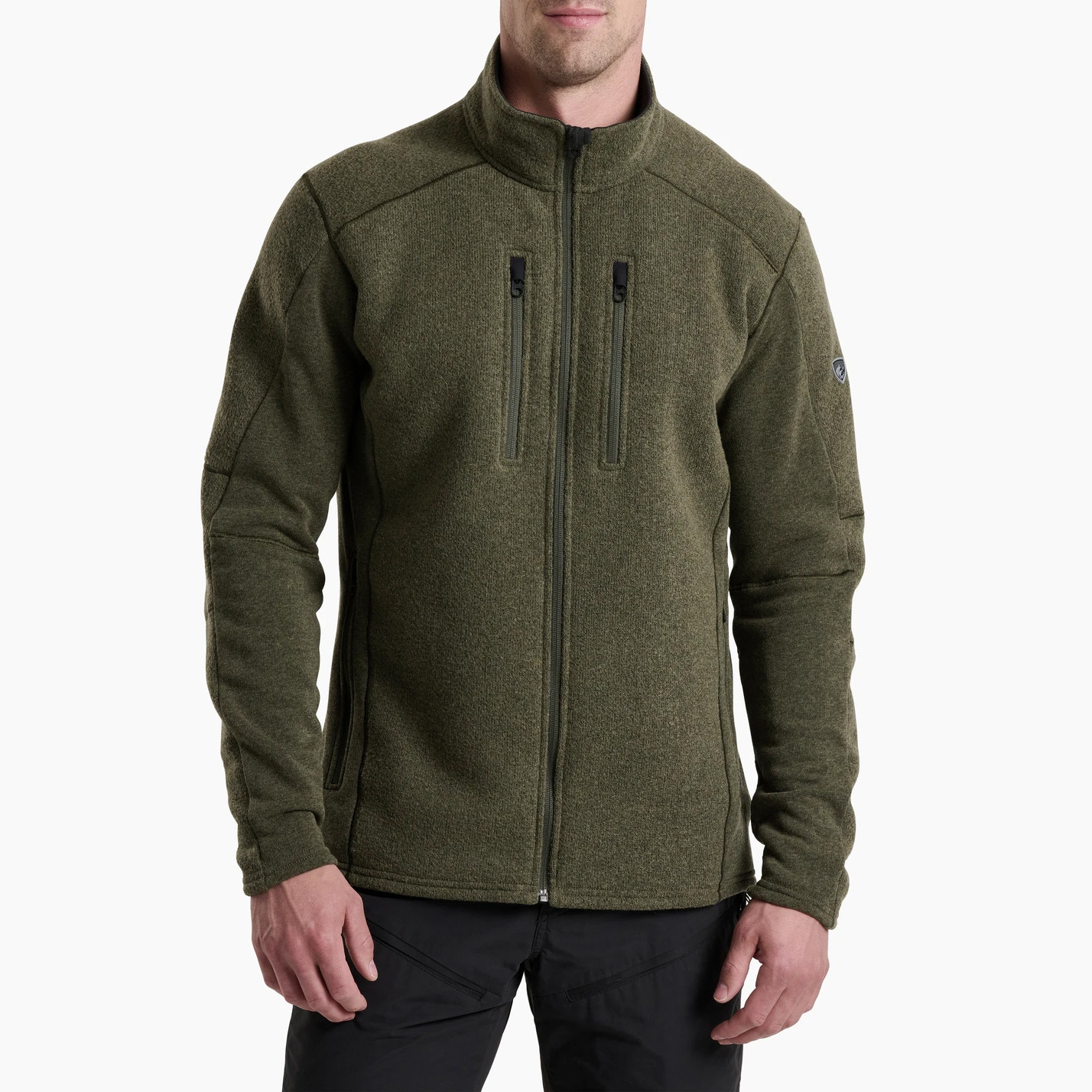 Kuhl Men's Interceptr Full Zip Fleece - Moss Stone