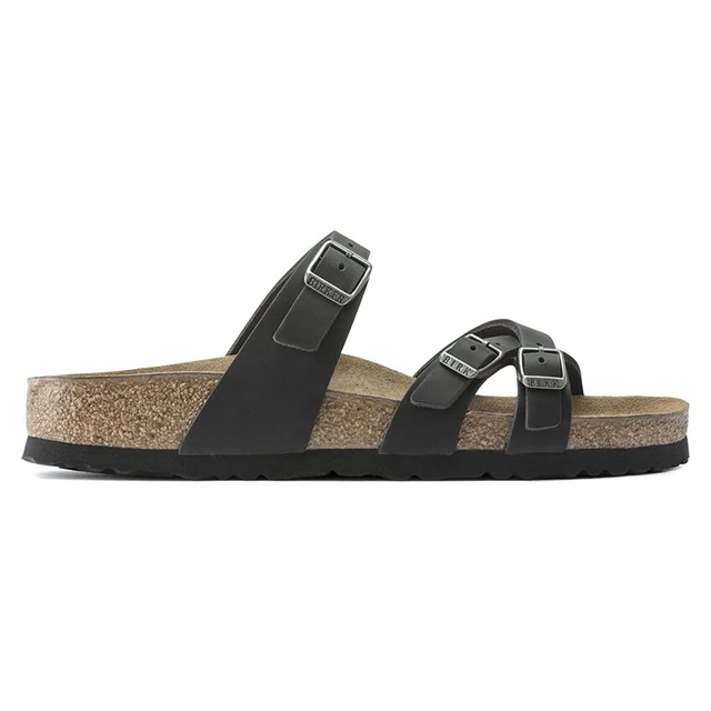 Birkenstock Franca Sandal – Black Oiled Leather – Women’s