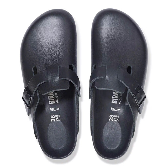 Birkenstock Boston Clog – Exquisite Leather Black – Women’s