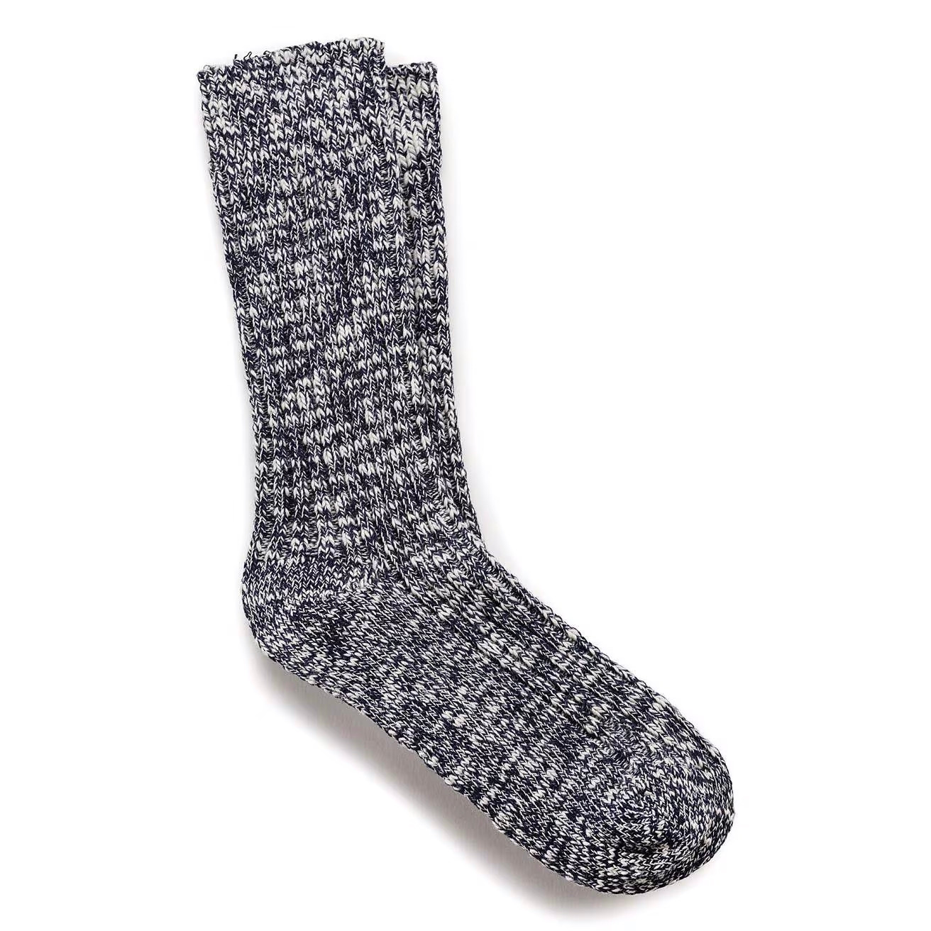 Birkenstock Men's Slub Blue/White Socks