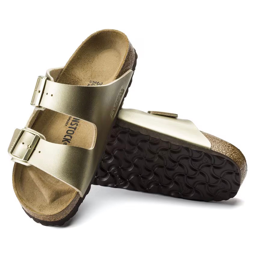 Birkenstock Arizona Sandal – Birko-Flor Gold – Women’s