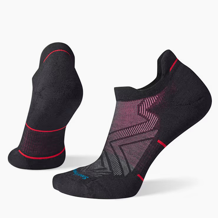 Smartwool Men's Run Targeted Cushion Low Ankle Socks - Black