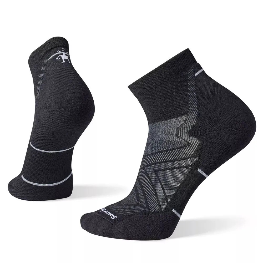 Smartwool Men's Run Targeted Cushion Ankle Socks - Black