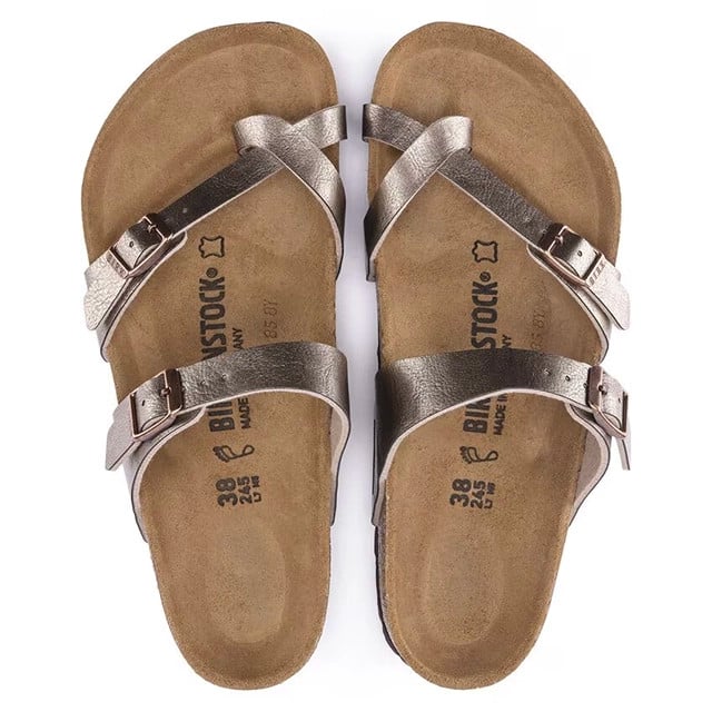 Birkenstock Mayari Sandal – Birko-Flor Graceful Taupe – Women’s