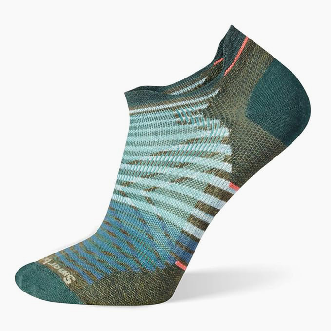 Smartwool Women's Run Zero Cushion Ankle Socks - Military Olive