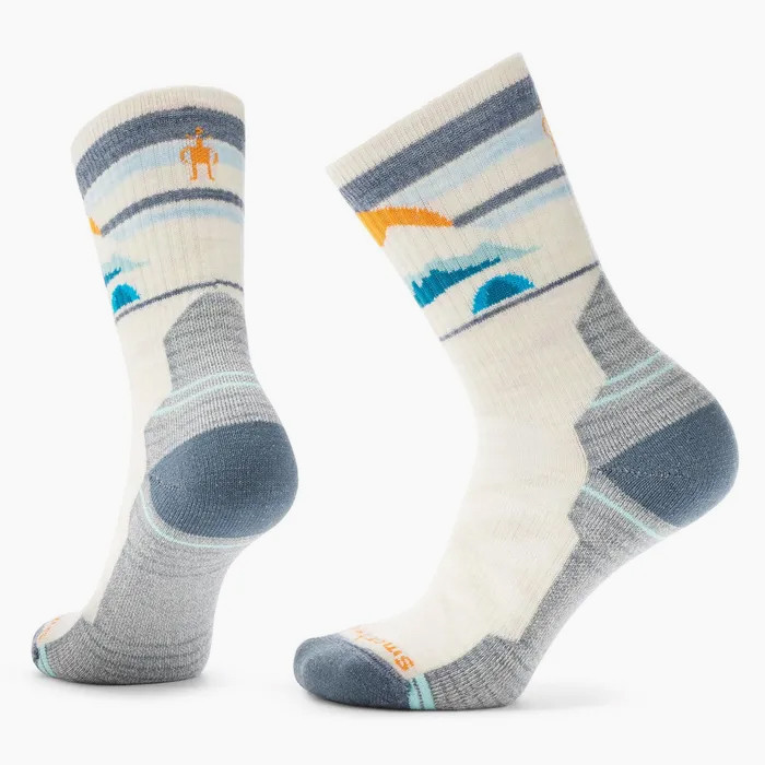Smartwool Women's Hike Light Cushion Mountain Moon Crew Socks - Moonbeam