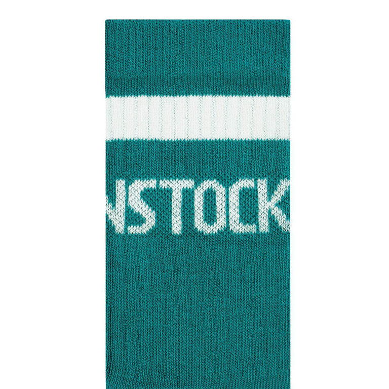 Birkenstock Cotton crew Stripe Retro Green Eggshell Socks