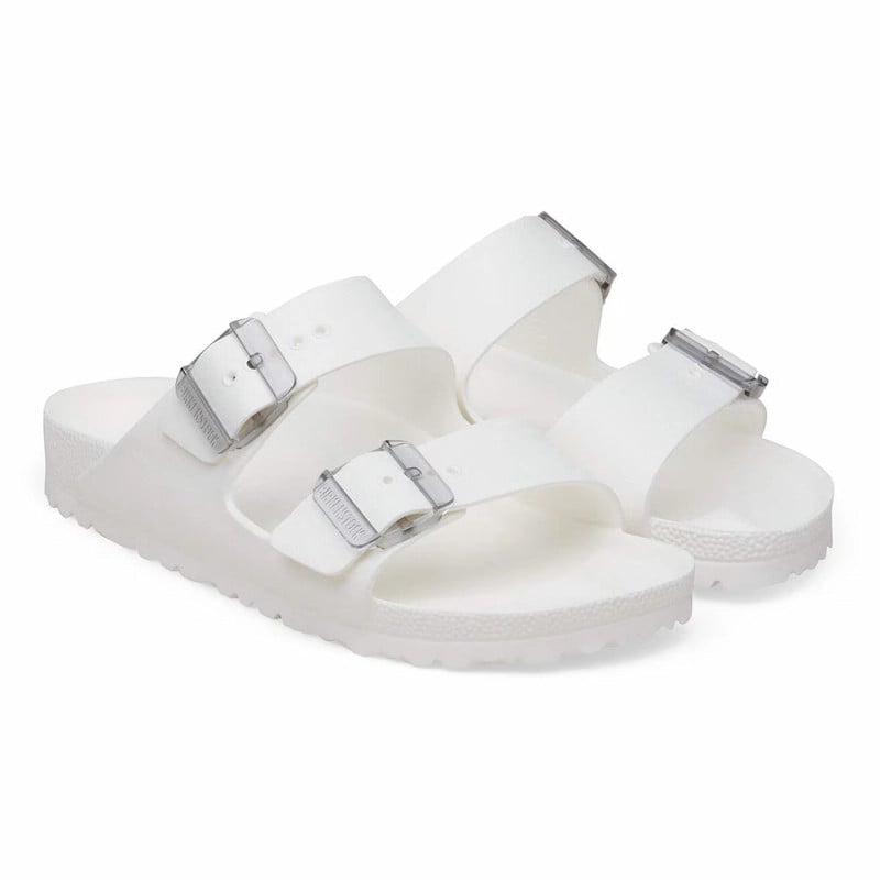 Birkenstock Arizona Stealth Buckle EVA Sandal – White – Women’s