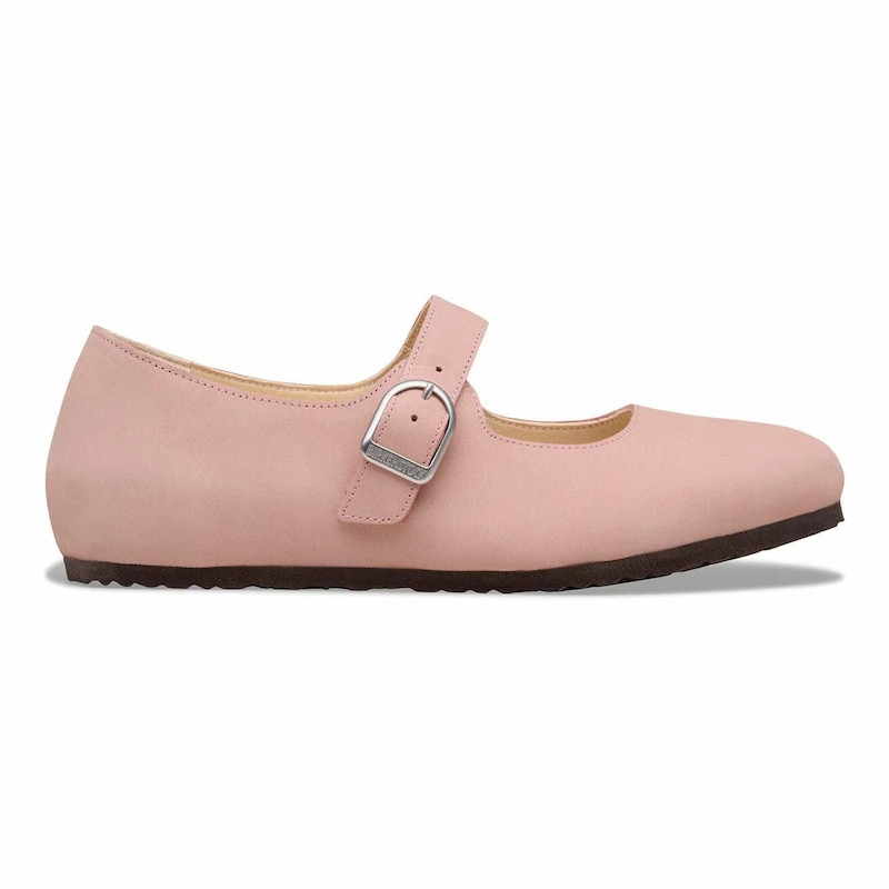 Birkenstock Santa Clarita Shoe – Nubuck Leather Pink Clay – Women’s