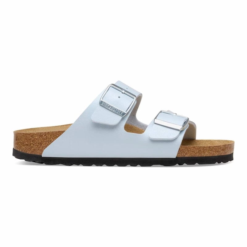 Birkenstock Arizona Sandal – Birko Flor Graceful Baby Blue – Women’s