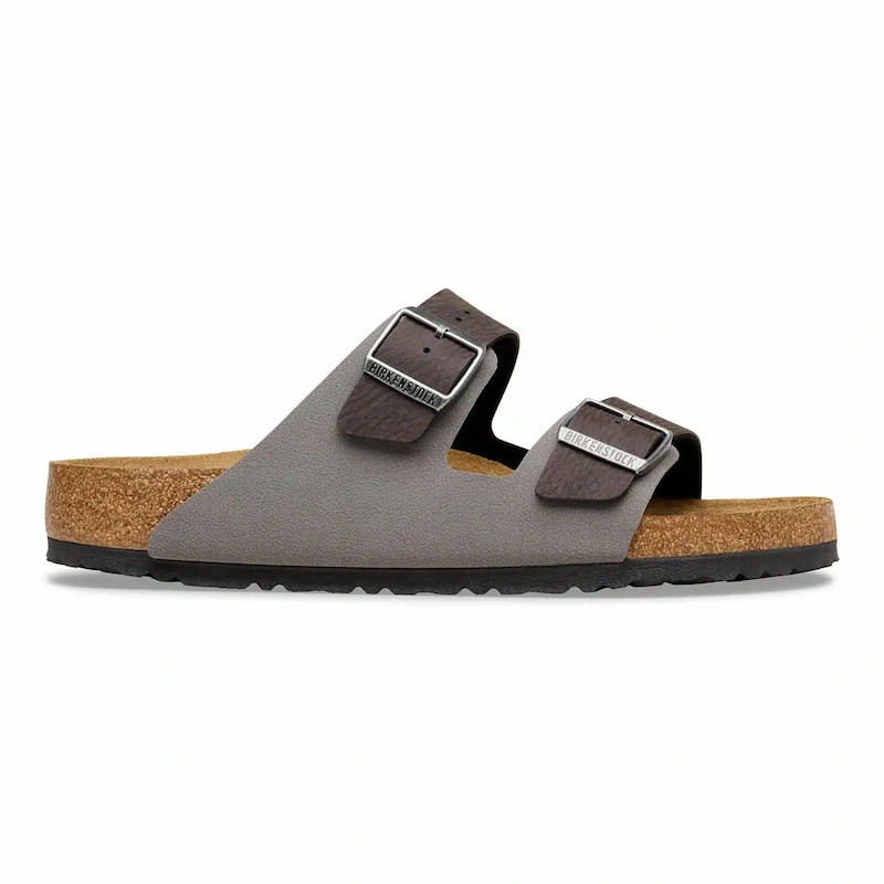 Birkenstock Arizona Sandal – Birkibuc Black Dark Gray – Women’s